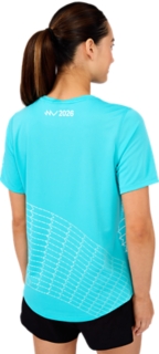 SM26 ASICS SILVER SHORT SLEEVED TOP, Image 2 of 7