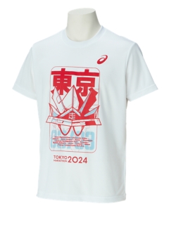 東京マラソンスーベニアJAPAN STYLE半袖シャツ | ブリリアントホワイト 