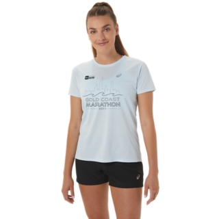 GCM23 SILVER SHORT SLEEVED TOP, Image 1 of 4