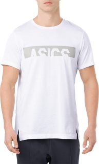 Men's ASICS GRAPHIC SS TOP | BRILLIANT WHITE | Short Sleeve Tops | ASICS  Outlet