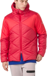 veste asics femme rouge