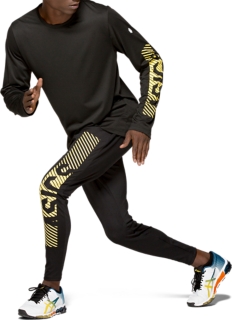 Asics Sport Knit Pant in Black for Men