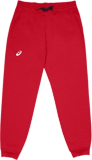 red jogger pants