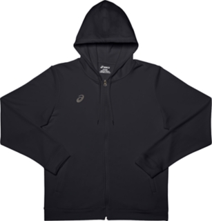 PACT Men's Black Stretch French Terry Zip Hoodie S