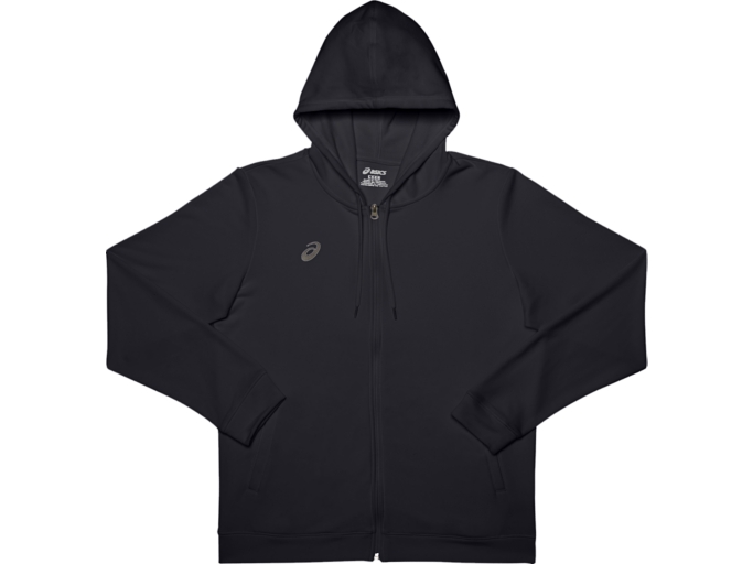 MEN'S French Terry Full Zip Hoodie Black Hoodies & Sweatshirts ASICS