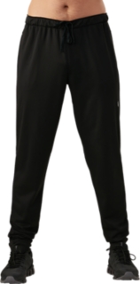 Buy Asics men sportswear fit drawstring brand logo training tight pant  black Online