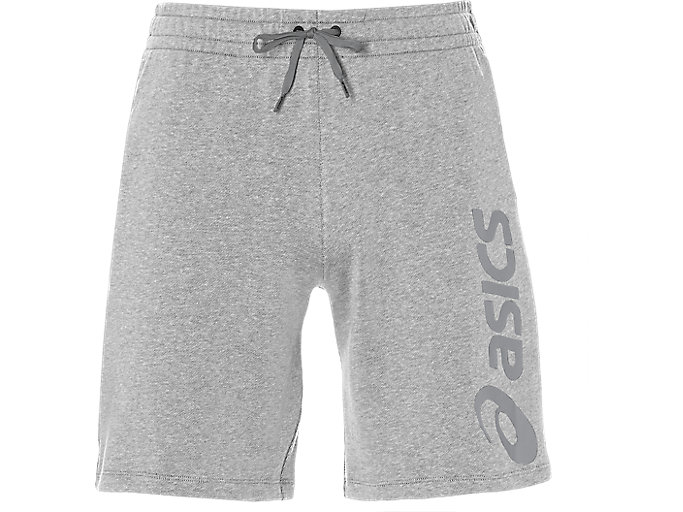 Image 1 of 2 of Homme Glacier Grey/Piedmont Grey ASICS BIG LOGO SWEAT SHORT Shorts pour Hommes