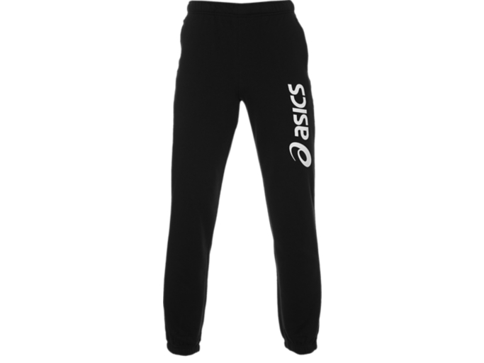 Men's ASICS BIG LOGO SWEAT PANT  Rain Forest/Performance Black