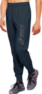 Método Correa extremidades Men's ASICS BIG LOGO SWEAT PANT | French Blue / Dark Grey | Trousers | ASICS