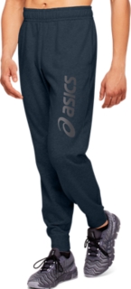 Men's ASICS BIG LOGO SWEAT PANT | French / Dark Grey | | ASICS