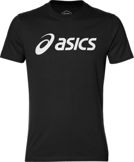 Men's ASICS BIG LOGO TEE | PERFORMANCE BLACK/BRILLIANT WHITE | Short Sleeve  Shirts | ASICS