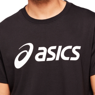 ASICS BIG LOGO TEE PERFORMANCE BLACK/BRILLIANT WHITE