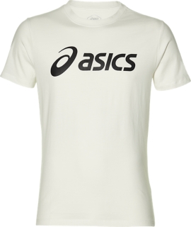 Men's ASICS BIG LOGO TEE | BRILLIANT WHITE/PERFORMANCE BLACK | Short Sleeve  Shirts | ASICS
