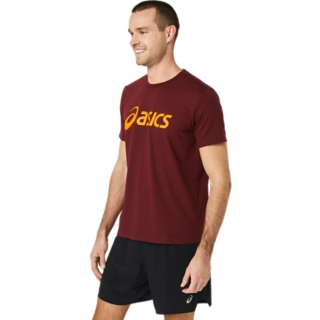 Asics t shirt store junior marron