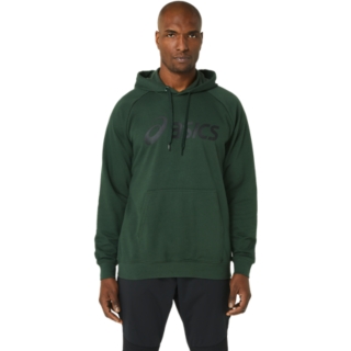 Men's BIG ASICS OTH HOODIE | Rain Forest/Performance Black | Long 