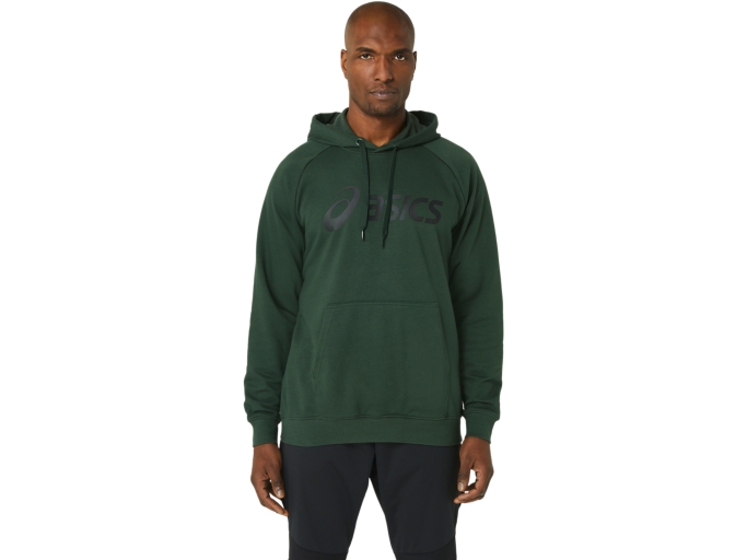 Men's BIG ASICS OTH HOODIE | Rain Forest/Performance Black | Long Sleeve  Tops | ASICS Outlet UK