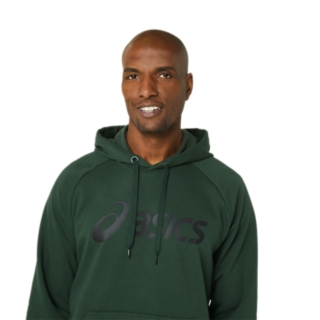 Men's BIG ASICS OTH HOODIE | Rain Forest/Performance Black | Long 