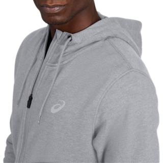 Men s SPORT KNIT HOOD Mid Grey Heather Long Sleeve Tops