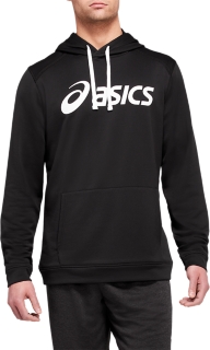 MEN'S FRENCH TERRY HOODIE | Performance Black/Brilliant White | Hoodies &  Sweatshirts | ASICS