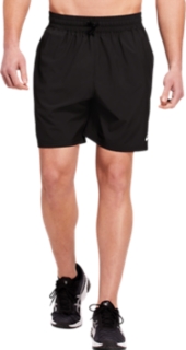 Men's 7 Lined Run Shorts - All in Motion Black L