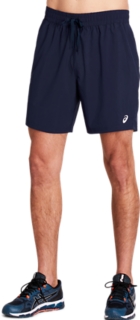 Men's ESSENTIAL WOVEN TRAINING SHORT 7 INCH, Peacoat