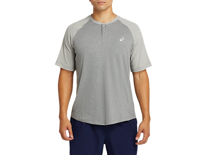JINSHI Men’s Short Sleeve Henley Shirts Regular Fit Moisture Wicking T Shirt Athletic Sports Shirts 
