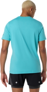 PAINTBRUSH SHORT SLEEVE TEE, Techno Cyan 2