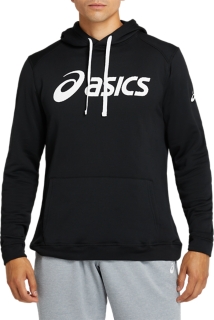 MEN S ESSENTIAL FRENCH TERRY HOODIE Performance Black Brilliant White Hoodies Sweatshirts ASICS