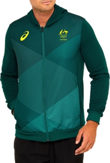 REPLICA HOODIE | 80 Au Green | Tokyo 2020 Olympics Clothing | ASICS Australia