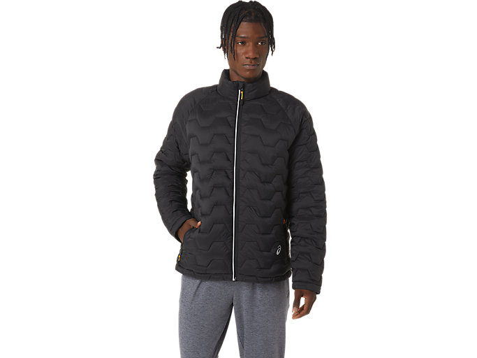 MEN'S PERFORMANCE INSULATED JACKET | Performance Black | Jackets &  Outerwear | ASICS