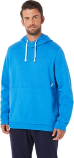 MEN'S PULLOVER HOODIE | Electric Blue Heather | Hoodies & Sweatshirts ...