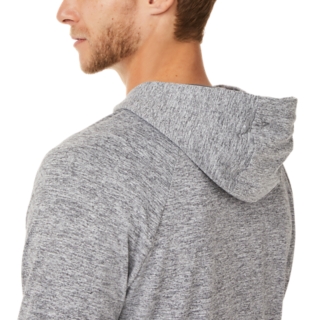 Sweatshirt com capuz ASICS Logo Full Zip cinzento - 1201A826.101