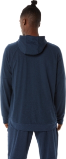 MEN'S TECH FULL ZIP HOODIE | Men | French Blue Heather | ASICS