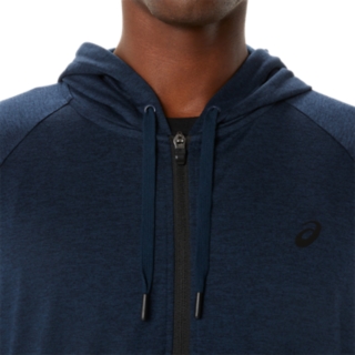 MEN'S TECH FULL ZIP HOODIE | Men | French Blue Heather | ASICS