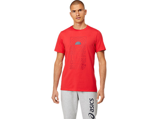JAPAN TRACK TEE ELECTRIC RED