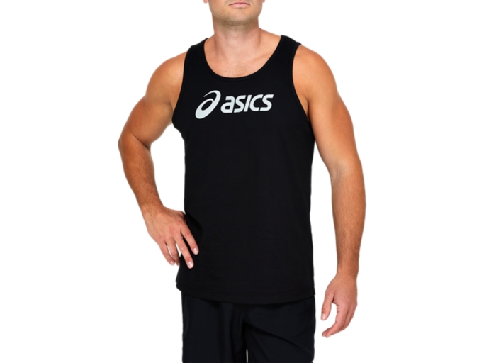 SINGLET Men Performance Black Mens Singlets ASICS Australia
