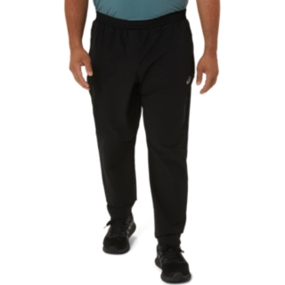 Buy Men Polyester Non-Stretchable Gym Track Pants - Black Online