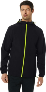 MEN'S WATERPROOF JACKET | Performance Black/Lime Zest | Jackets