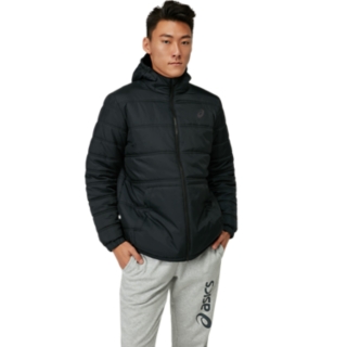 Asics men's weather resistant quilted duck down jacket online