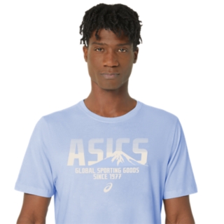 UNISEX 1977 MTN TEE Soft Sky | Unisex Short Sleeve Shirts | ASICS