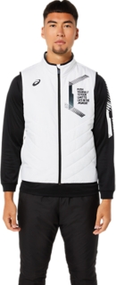 Limo 中わたベスト メンズ アウター ベスト Asics