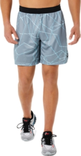 Asics mens 2025 6 graphic shorts