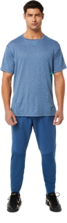 MEN'S ACTIBREEZE JACQUARD SHORT SLEEVE TOP, Grand Shark Heather, T-Shirts  & Tops