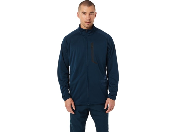 MEN'S ACTIBREEZE JACQUARD JACKET | French Blue | Jackets & Outerwear ...