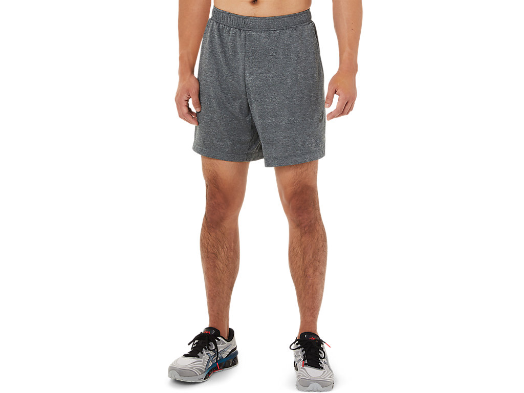 Dark Grey/Deep Ruby AsicsASICS Men's Thermopolis Shorts Marque  XX-Large 