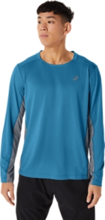 ASICS Men's Train Sana Long Sleeve Apparel, 3XL, Blue