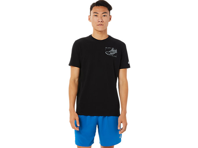 Image 1 of 7 of Men's Performance Black FTW SS TOP Men's Sports Short Sleeve Shirts