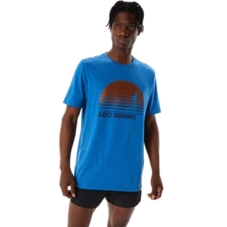 Asics running deals t shirt