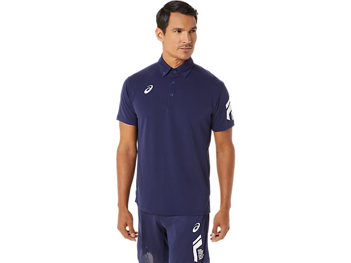 Image 1 of 10 of LIMO®GEL-COOLボタンダウンポロシャツ color ピーコート