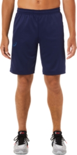 クロップドアシックス ドライトレーニングハーフパンツ ピーコート グランドシャーク メンズ ショートパンツ Asics公式通販